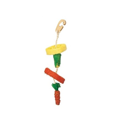 Happy pet loofa hanging toy